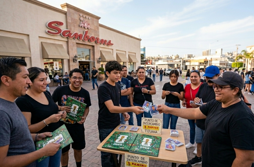  Dónde intercambiar estampas del álbum Panini del Mundial 2026 este fin de semana en Tijuana
